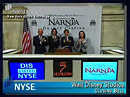 Clôture de la bourse de New York par l'équipe de "Prince Caspian"