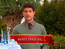 Matt Dallas présente la parade de Noël 2008